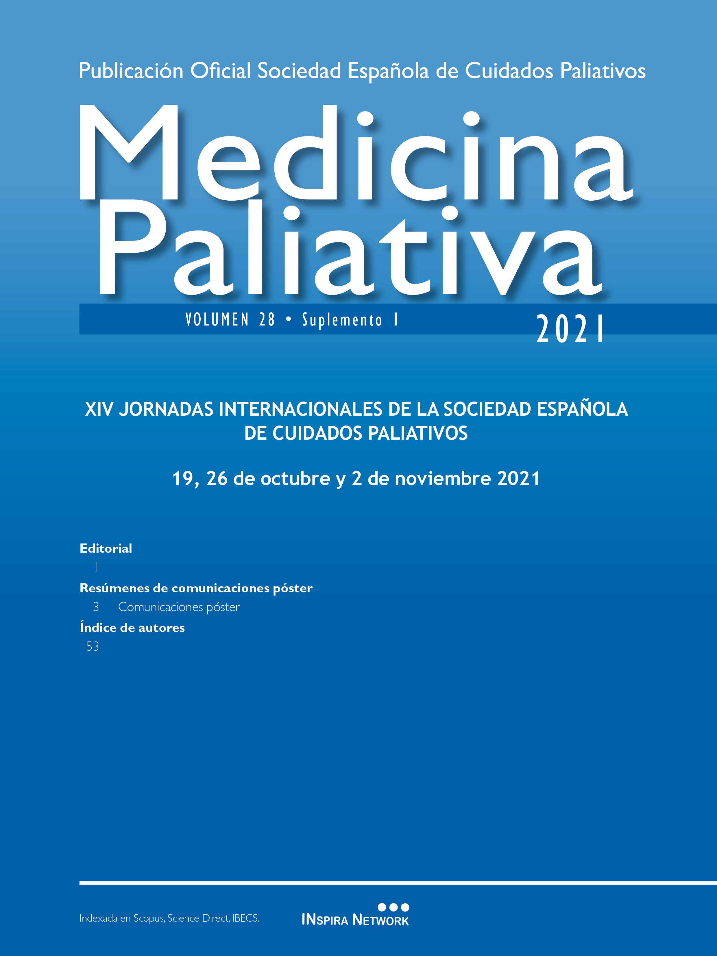 Año 2021 / Volumen 28 / Suplemento 1